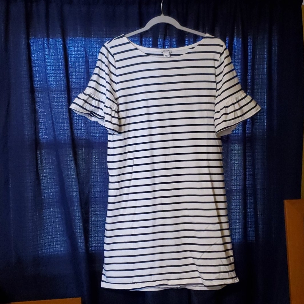 J. Crew factory cotton striped dress